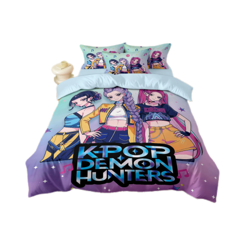 獵魔女團被套四件套床包款男孩女孩學生宿捨床上用品三件套非純棉 獵魔女團被套四件套床包款男孩女孩學生宿捨床上用品三件套非純棉
