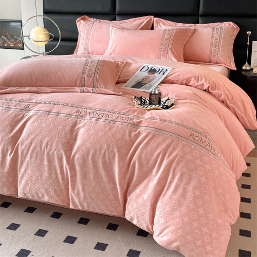 2025出口澳洲加厚牛奶絨四件套輕奢高級感珊瑚絨床單式被罩雙面絨