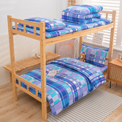 中學大學宿捨三件套單人被子被套床墊大學高中床上用品上下鋪被套