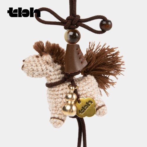 tbh野獸派家居馬年限定手工鉤針掛件包包掛飾後後背包配飾新年禮物 tbh野獸派家居馬年限定手工鉤針掛件包包掛飾後後背包配飾新年禮物