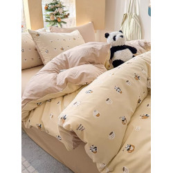 2026新款ins公主風四件套雲朵棉少女心床單雙人被套宿捨三件套3