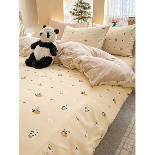 2026新款ins公主風四件套雲朵棉少女心床單雙人被套宿捨三件套3