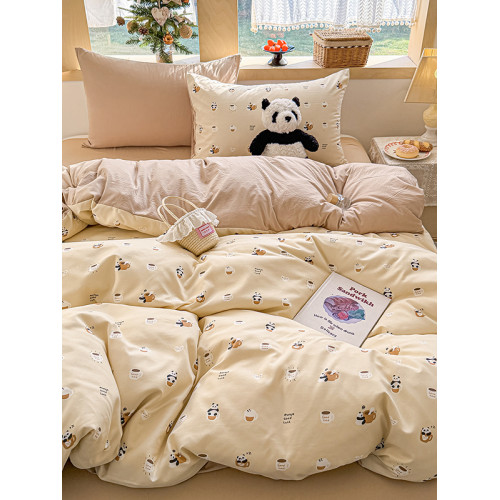 2026新款ins公主風四件套雲朵棉少女心床單雙人被套宿捨三件套3