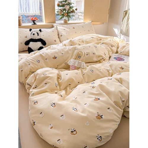 2026新款ins公主風四件套雲朵棉少女心床單雙人被套宿捨三件套3