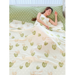 富歌娜可攜式睡袋旅行出差酒店防髒床單雙人旅行神器全棉斜紋賓館