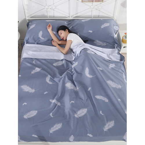 富歌娜可攜式睡袋旅行出差酒店防髒床單雙人旅行神器全棉斜紋賓館