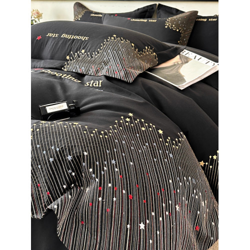 小紅書推薦裸睡純棉全棉滿天星刺綉四件套歐式輕奢高級感床單被罩