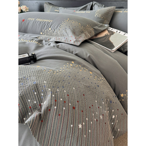 小紅書推薦裸睡純棉全棉滿天星刺綉四件套歐式輕奢高級感床單被罩