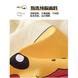 寶可夢皮卡丘純棉學生宿捨三件套床上用品全棉床單被套六件整套