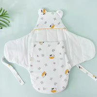 睡袋嬰兒 春秋加厚款新生兒包被寶寶抱被防驚跳繦褓蝴蝶衣睡袋