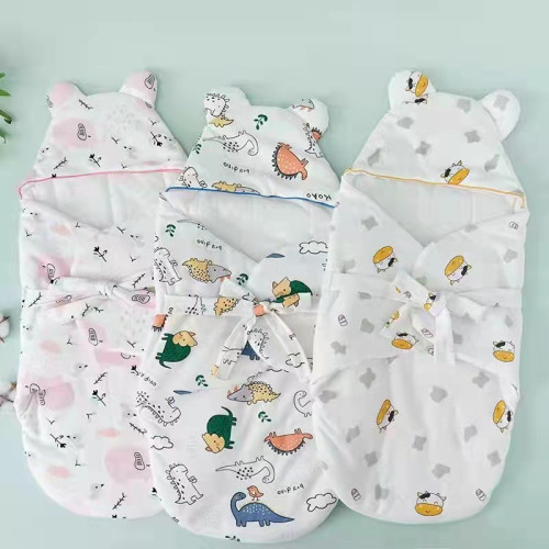 睡袋嬰兒 春秋加厚款新生兒包被寶寶抱被防驚跳繦褓蝴蝶衣睡袋
