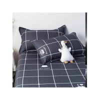 床單單件冬季單人被罩1.5米學生宿捨ins風純水洗棉被單枕套三件套