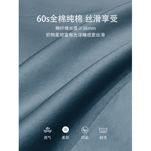 輕奢60支床上四件套純棉全棉2026新款高級感主臥室被套床單床品三