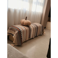 中古沙發毯辦公室午睡毯北歐風針織毯蓋毯單人披肩毛毯鬥篷小毯子