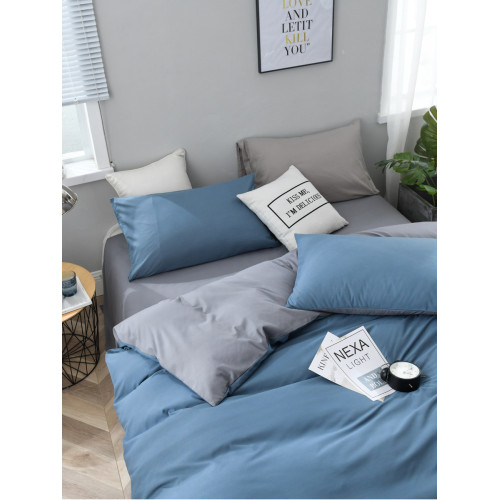 簡約純色純棉磨毛四件套床上床單被套床包全棉學生宿捨三件套床品 簡約純色純棉磨毛四件套床上床單被套床包全棉學生宿捨三件套床品