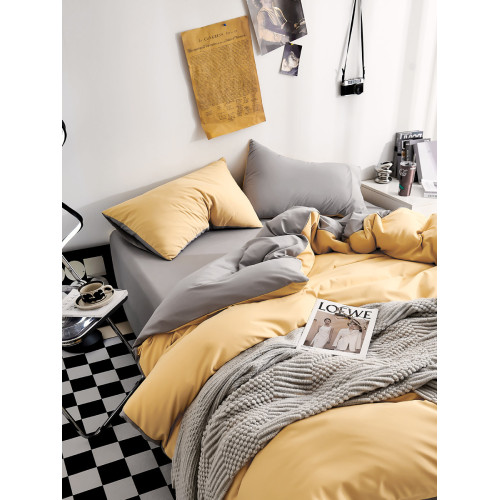 簡約純色純棉磨毛四件套床上床單被套床包全棉學生宿捨三件套床品 簡約純色純棉磨毛四件套床上床單被套床包全棉學生宿捨三件套床品