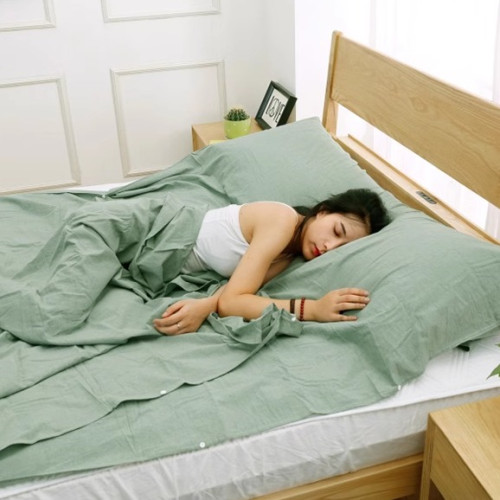 水洗棉旅行睡袋成人純棉輕可攜式酒店賓館出差隔髒被套床單人雙人