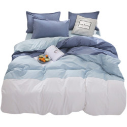 四件套全棉純棉100被套簡約床單四季通用床上用品學生宿捨三件套4