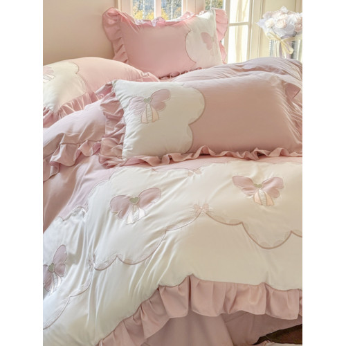 小紅書推薦裸睡公主風刺綉純棉床上四件套全棉床單被套被罩床包款 小紅書推薦裸睡公主風刺綉純棉床上四件套全棉床單被套被罩床包款