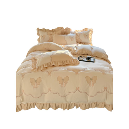 小紅書推薦裸睡公主風刺綉純棉床上四件套全棉床單被套被罩床包款 小紅書推薦裸睡公主風刺綉純棉床上四件套全棉床單被套被罩床包款