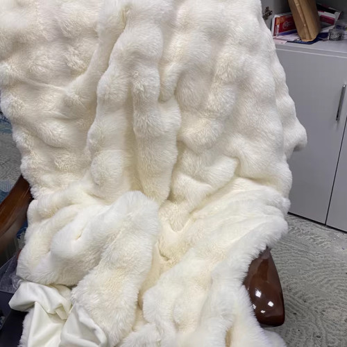 蓋腿小毯子仿兔毛絨毛毯冬季加厚迷你沙發毯蓋毯辦公室午睡空調毯