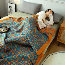 三層毛巾被純棉紗布成人夏季蓋毯被子雙層紗布床單多層床蓋三件套