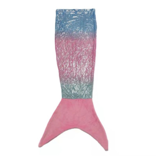 兒童成人印花法蘭絨美人魚睡袋防踢被通用燙銀毛毯亮片魚尾巴 兒童成人印花法蘭絨美人魚睡袋防踢被通用燙銀毛毯亮片魚尾巴