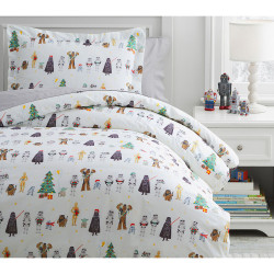 原力覺醒-BB8機器人原單卡通動漫兒童床品男孩被套床單枕套