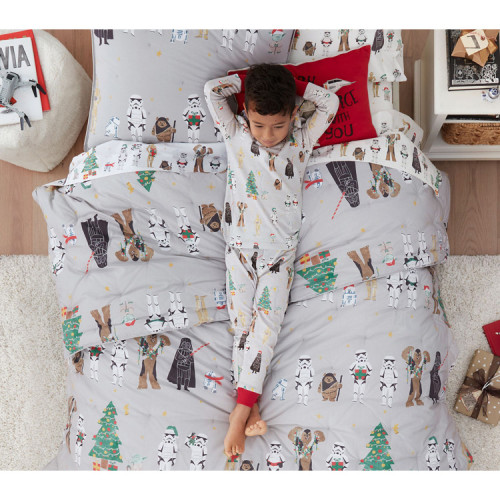 原力覺醒-BB8機器人原單卡通動漫兒童床品男孩被套床單枕套