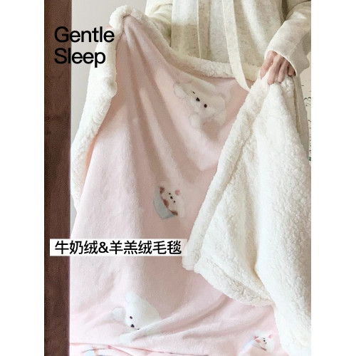 冬季加厚毛毯辦公室午睡羊羔牛奶絨毯子沙發毯學生宿捨床上用床單