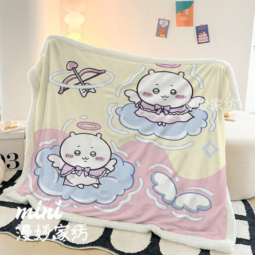 吉伊卡哇軟糯糯毛毯辦公室午睡披肩毯雙面絨毯學生宿捨單人小毯子 吉伊卡哇軟糯糯毛毯辦公室午睡披肩毯雙面絨毯學生宿捨單人小毯子