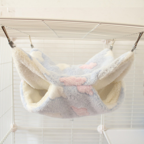 荷蘭豬吊床窩加絨保暖蜜袋鼯花枝鼠豚鼠松鼠睡袋窩懸掛式雙層吊床 荷蘭豬吊床窩加絨保暖蜜袋鼯花枝鼠豚鼠松鼠睡袋窩懸掛式雙層吊床