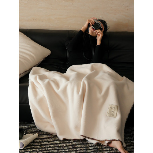 四季通用韓式仿羊毛絨毛毯沙發蓋毯民宿蓋腿小毯子旅行絨毯休閒毯