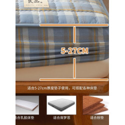 新疆棉床包純棉a類床墊保護罩單件床套罩夾棉床罩可機洗床墊套罩