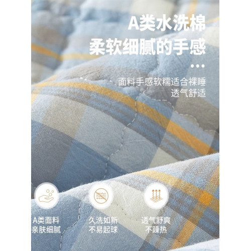 新疆棉床包純棉a類床墊保護罩單件床套罩夾棉床罩可機洗床墊套罩