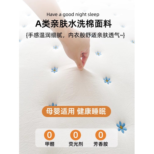 大豆夾棉床墊軟墊家用臥室薄款褥子墊被單人床褥墊鋪底保護防滑墊