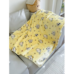 Chiikawa被子烏薩奇法蘭絨學生保暖被子床單午睡蓋毯吉伊卡哇毛毯