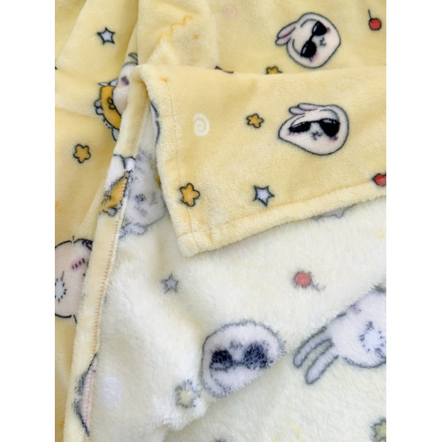 Chiikawa被子烏薩奇法蘭絨學生保暖被子床單午睡蓋毯吉伊卡哇毛毯