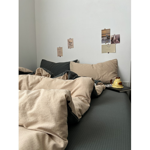 A類床上四件套純棉全棉2025新款被套被罩床單學生宿捨三件套床包4