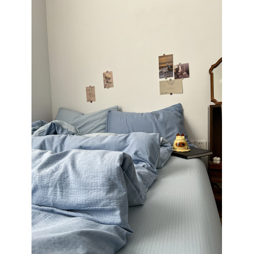 A類床上四件套純棉全棉2025新款被套被罩床單學生宿捨三件套床包4