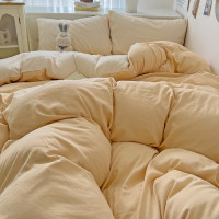 A類四件套新款加厚被套床單被罩床上用品清新碎花學生宿捨三件套4