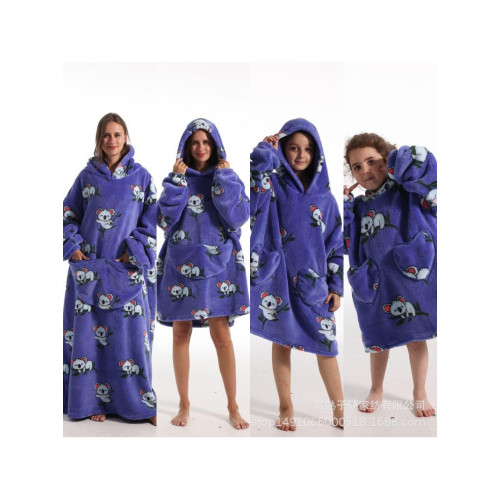 新款禦寒服家居睡衣懶人電視毯法蘭絨加大加厚羊羔絨卡通禦寒服跨 新款禦寒服家居睡衣懶人電視毯法蘭絨加大加厚羊羔絨卡通禦寒服跨