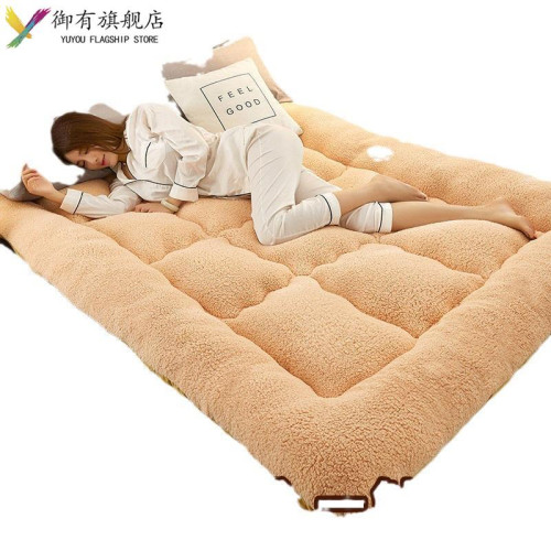 床墊四季加厚保暖榻榻米1.5m墊子1.8m宿捨單雙人軟墊被羊羔絨褥子