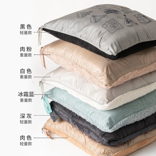 雲舒毯保暖抓絨毯二合一自收納舒適毛猴HighLoft通勤休閒-ZT7011