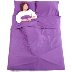 親膚隔髒睡袋住酒店室內賓館單雙人床單被套可攜式超輕出差旅行旅遊