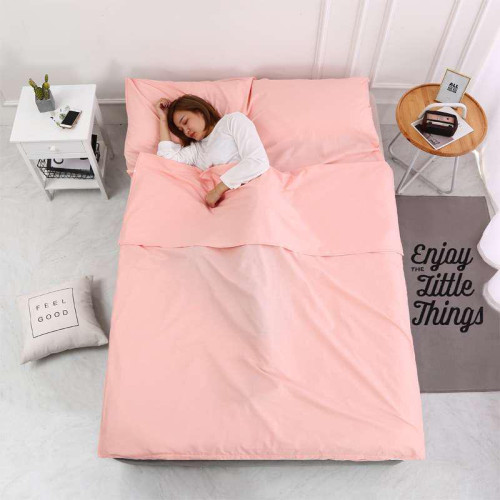 親膚隔髒睡袋住酒店室內賓館單雙人床單被套可攜式超輕出差旅行旅遊