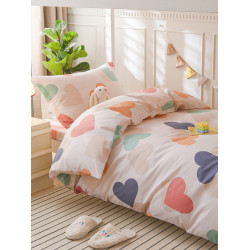 0.8米0.9米學校學生床上下鋪1米1.2m兒童房單人床純棉全棉三件套