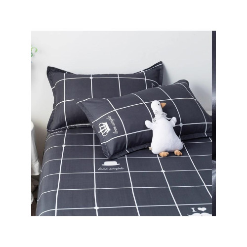 純加厚老粗布床單單件三件套棉麻夏天季雙人大炕上鋪單子