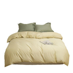 純色100s長絨棉被套單件單賣被罩貢緞床單1.8床包單品