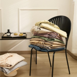 夏季100支長絨棉純色被套單件簡約1.5m1.8米床被罩單雙人